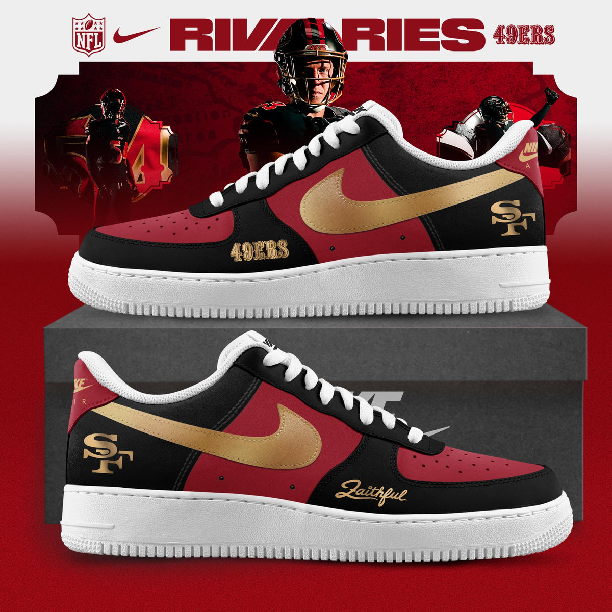 San Francisco 49ers Rivalries Limited Editions Sneaker AF1