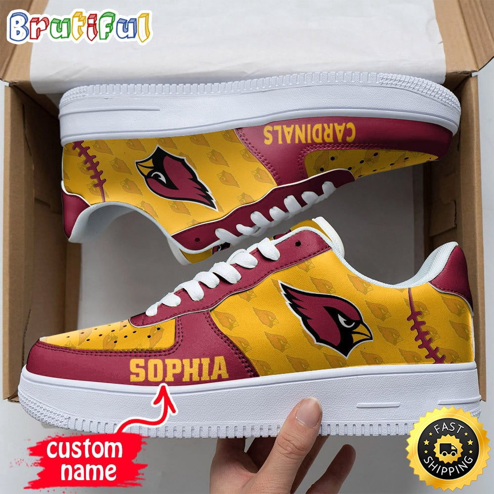 Custom NFL Arizona Cardinals Air Force 1 Shoes Fashionable Air Force 1