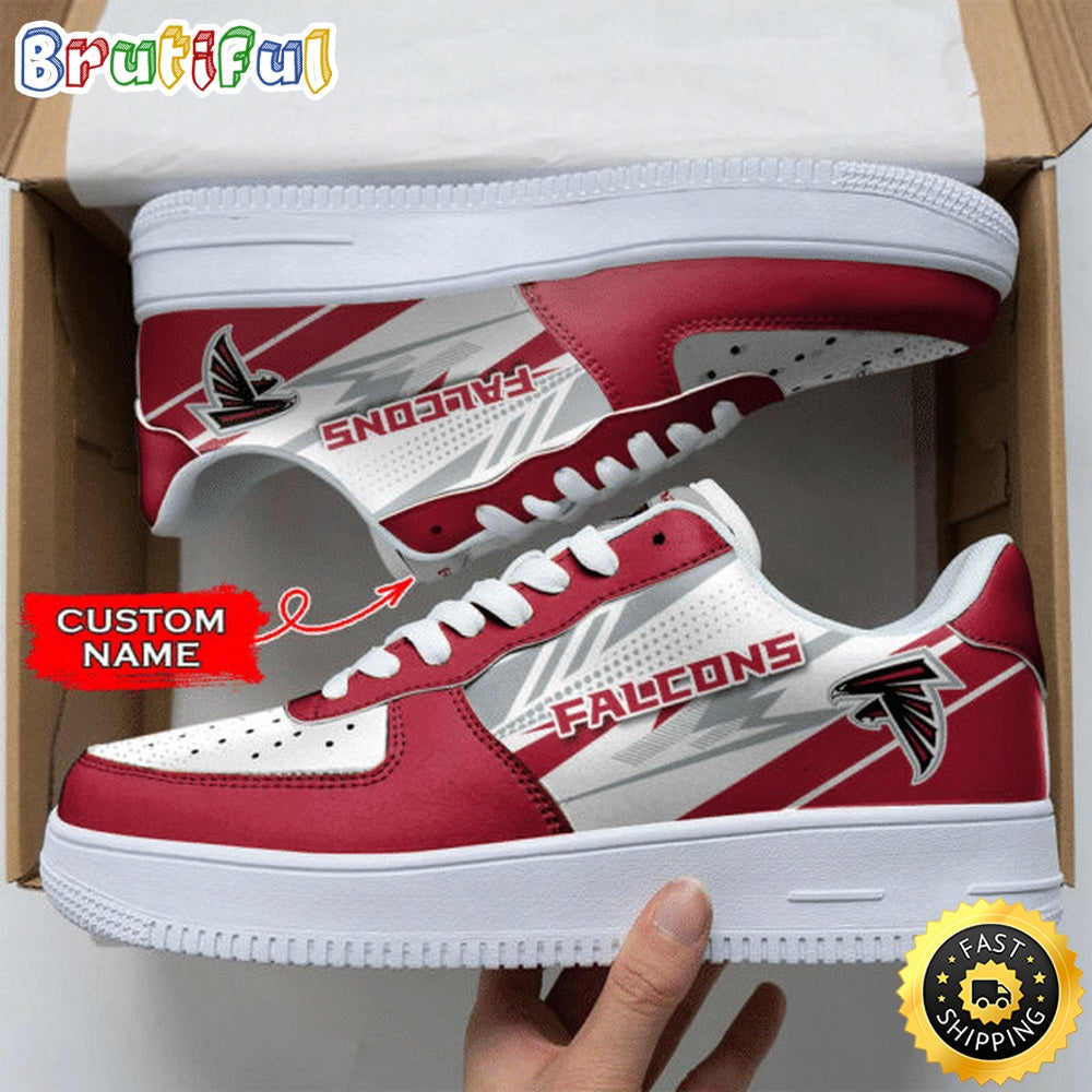 Custom NFL Atlanta Falcons Air Force 1 Shoes Sports Sneaker For Fans