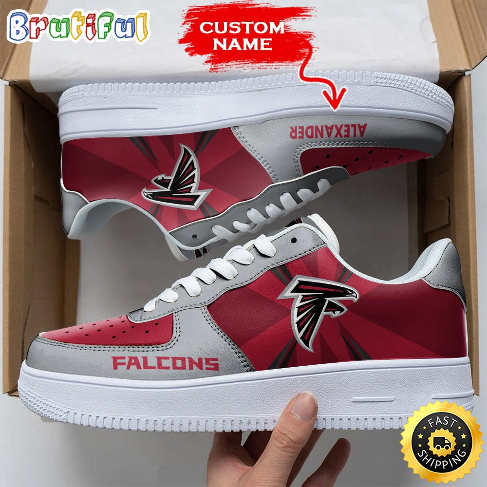 Custom NFL Atlanta Falcons Air Force 1 Shoes Versatile AF1 Series