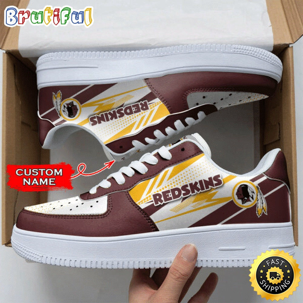 Custom NFL Washington Commanders Air Force 1 Shoes Sports Sneaker For Fans