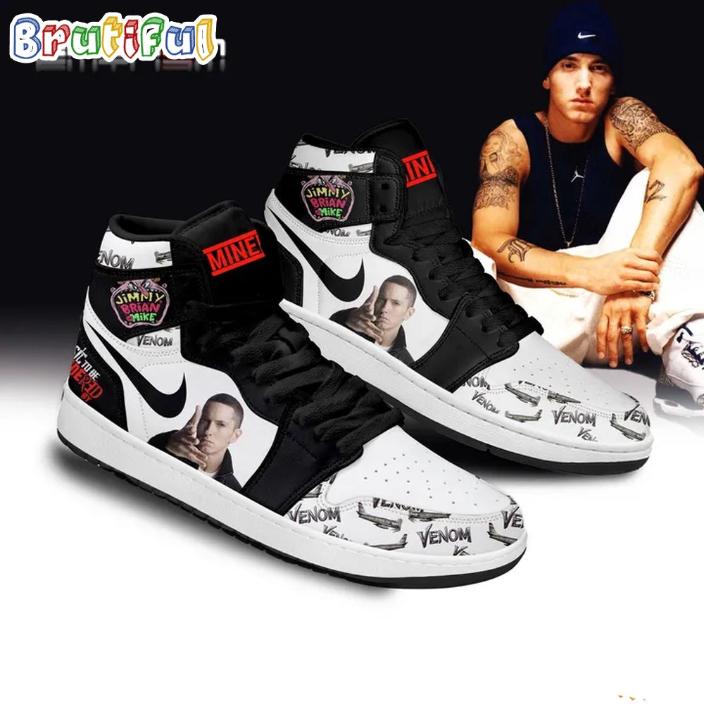 Eminems Jimmy Beian Mike Air Jordan 1 Hightop Shoes