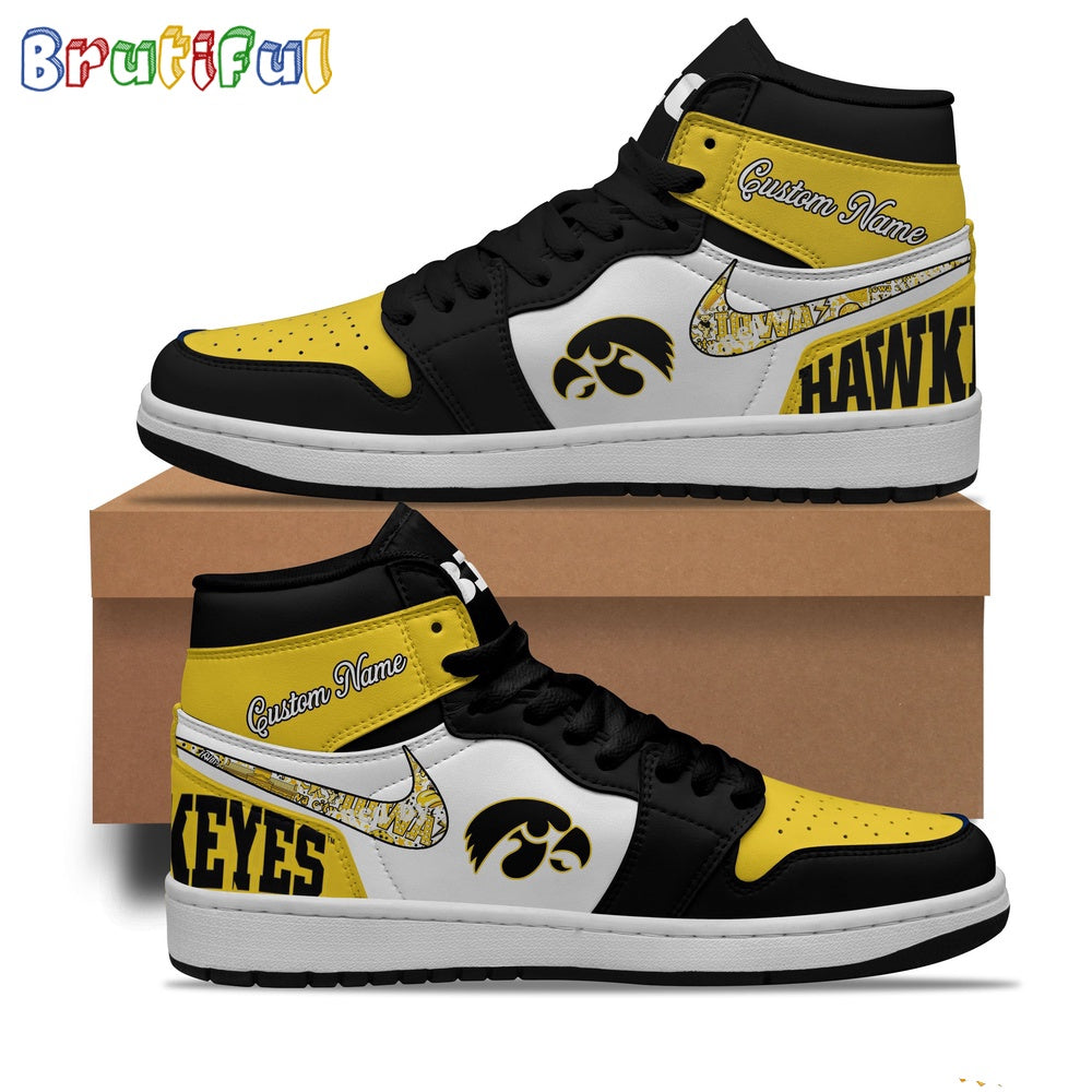 Iowa Hawkeyes Basketball Air Jordan 1 Shoes