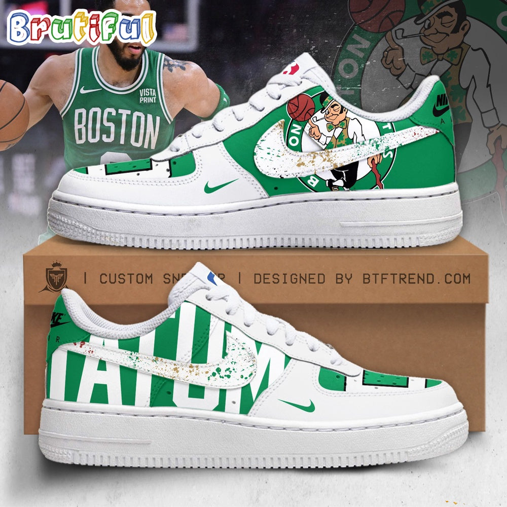Jayson Tatum Boston Celtics Air Force 1 Shoes Sneaker