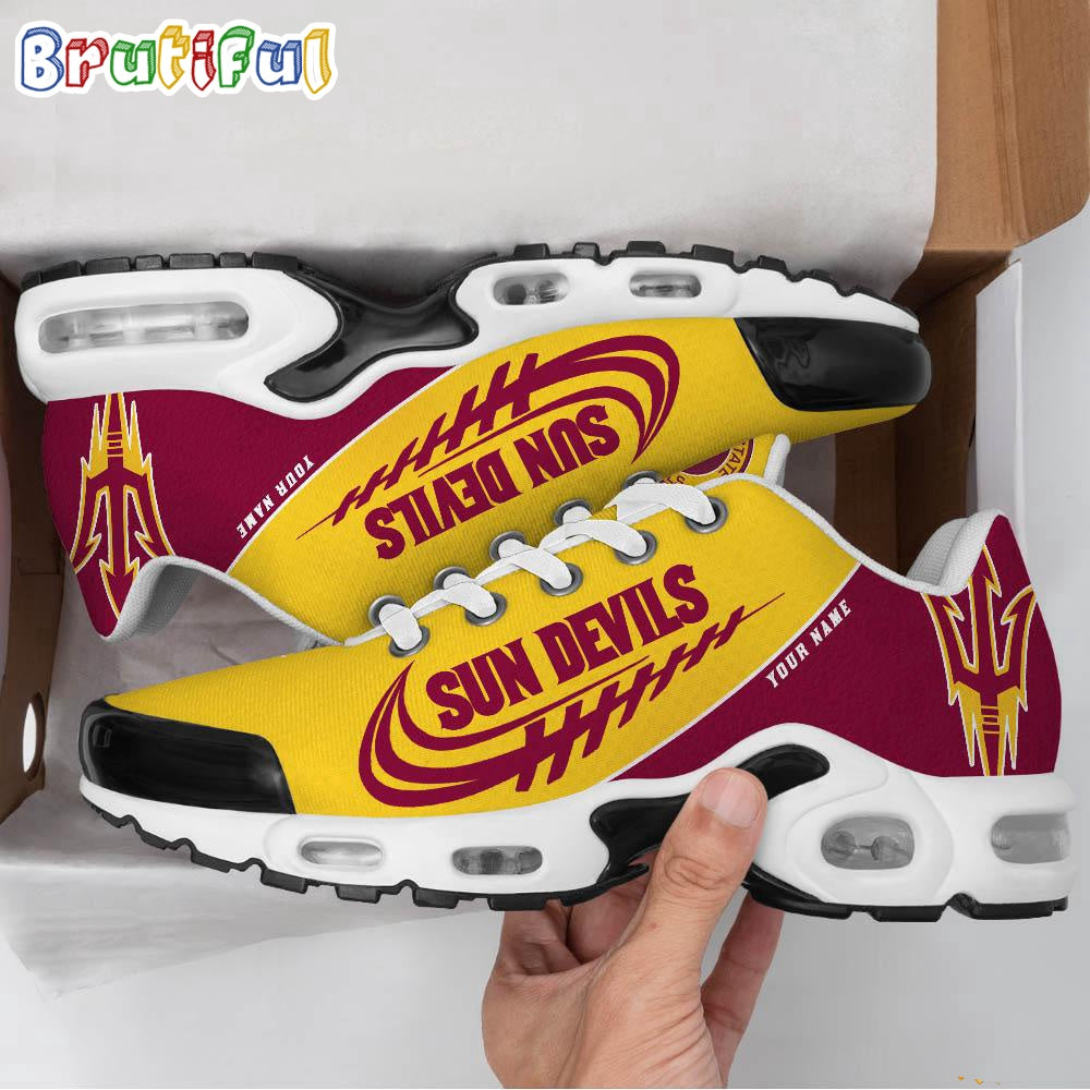 NCAA Arizona State Sun Devils Sport Team Custom Air Max Plus Shoes