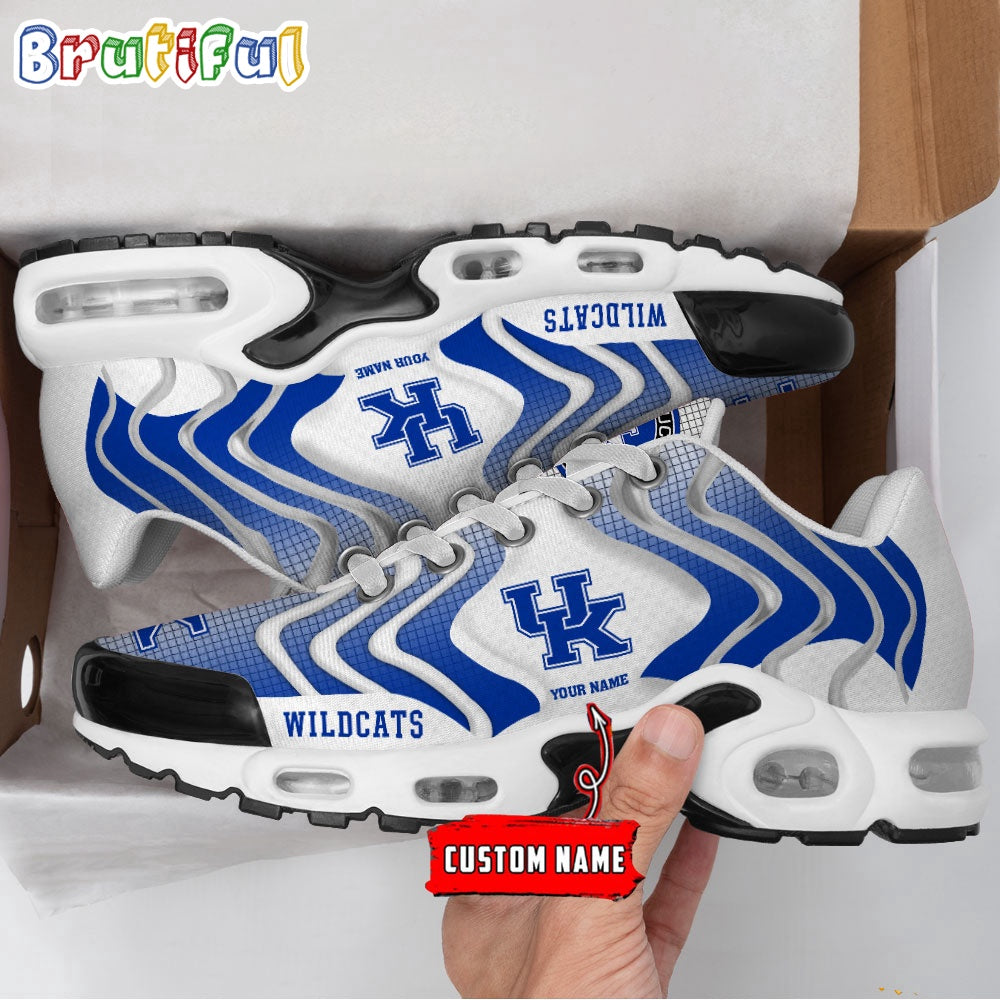 NCAA Kentucky Wildcats Logo Football Team Design Air Max Plus Shoes
