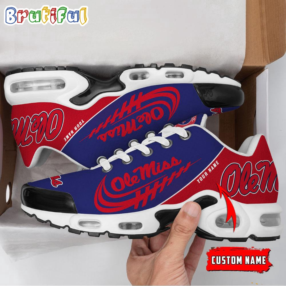 NCAA Ole Miss Rebels Sport Team Custom Air Max Plus Shoes