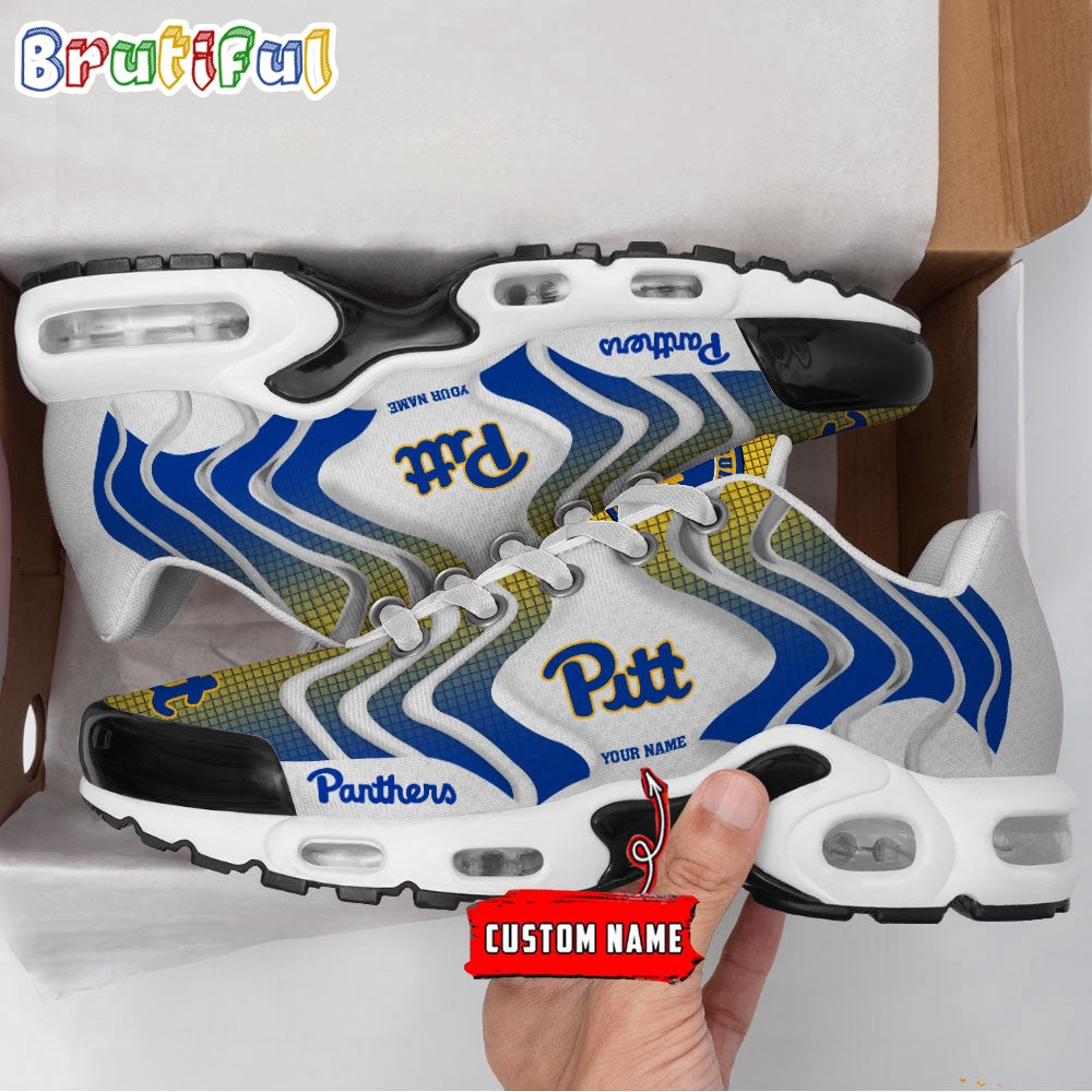 NCAA Pittsburgh Panthers Logo Football Team Design Air Max Plus Shoes