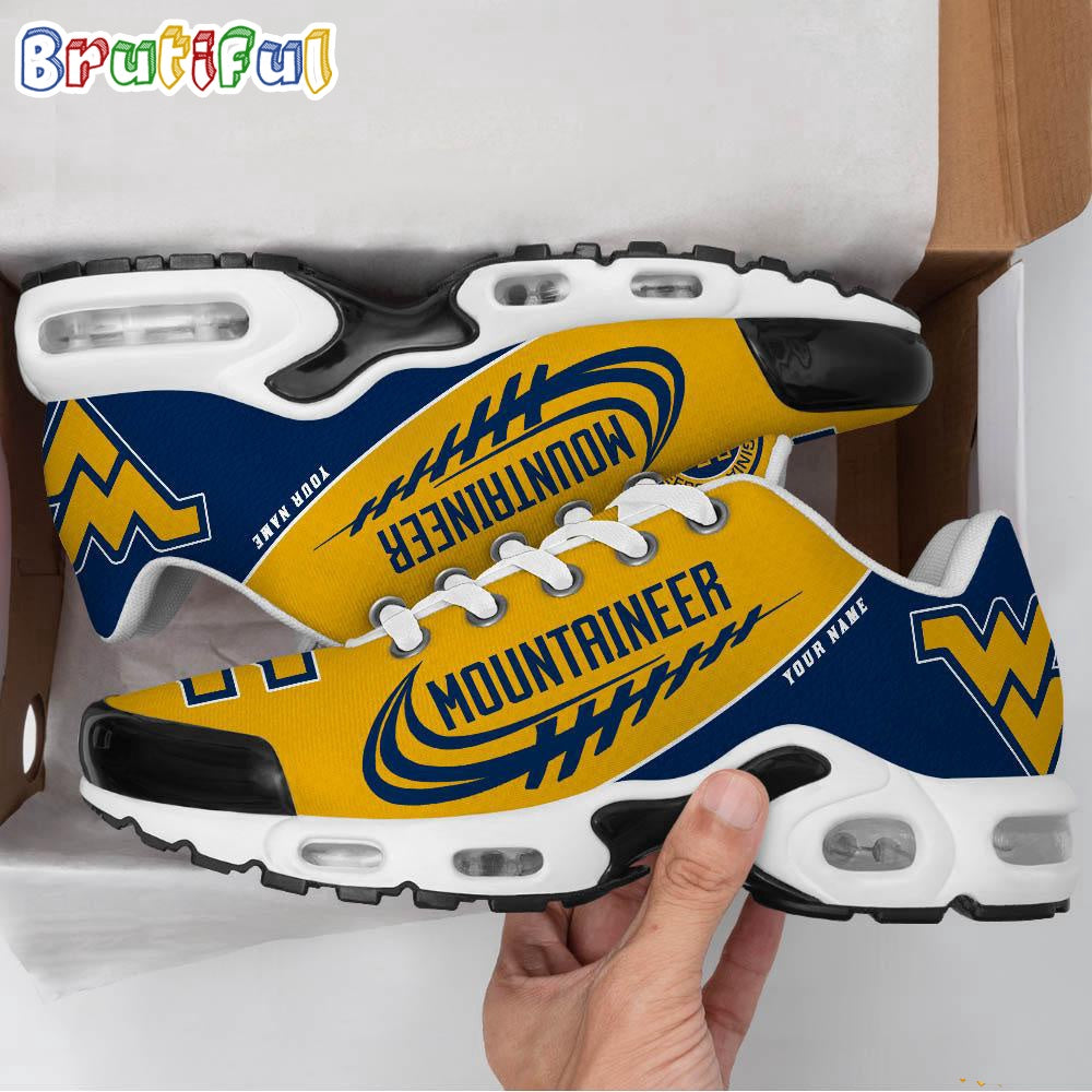 NCAA West Virginia Mountaineers Sport Team Custom Air Max Plus Shoes