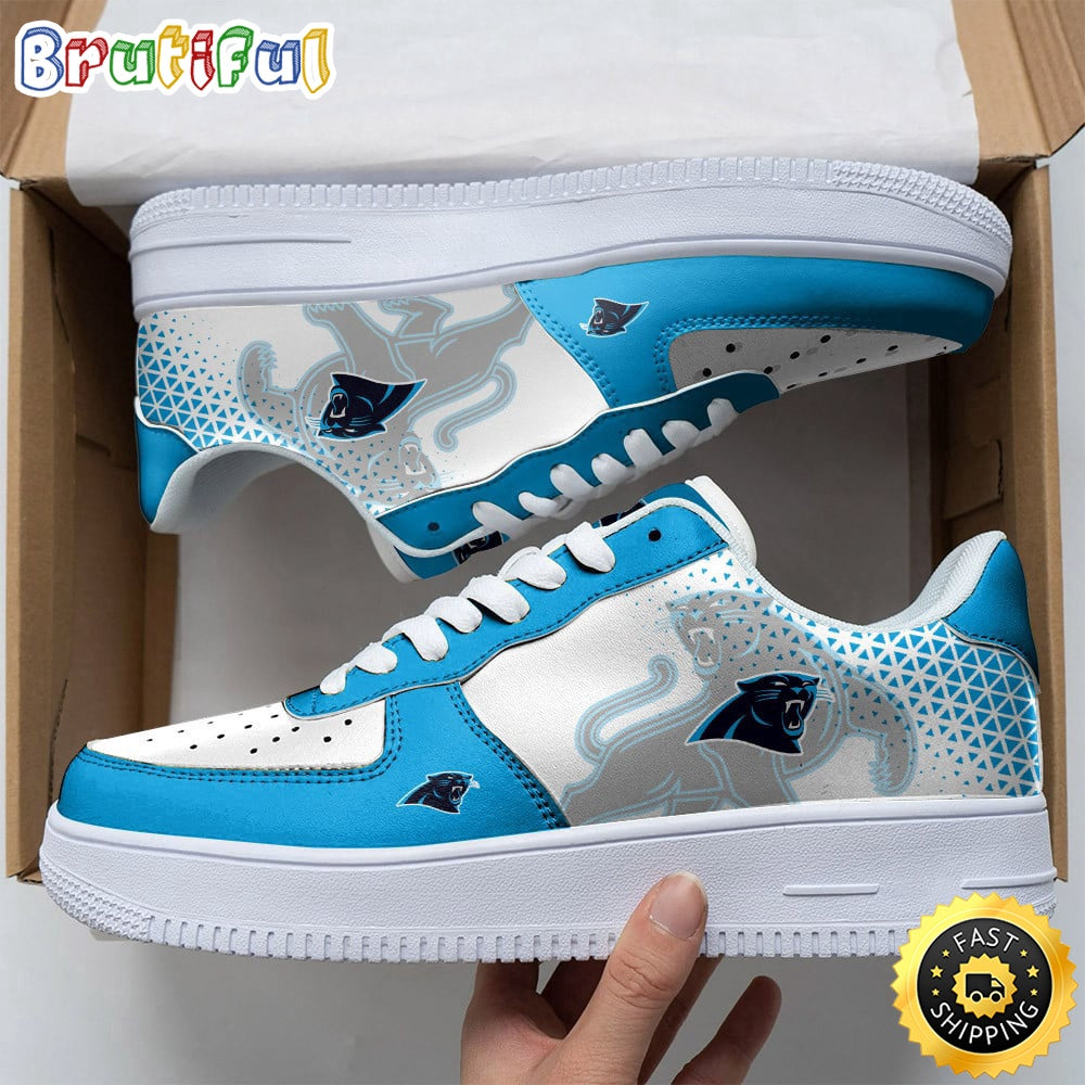 NFL Carolina Panthers Air Force 1 Shoes Classic Air Force Kicks