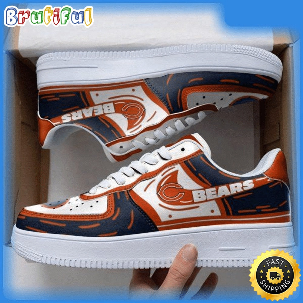 NFL Chicago Bears Air Force 1 Shoes Sneaker Trending For Fans
