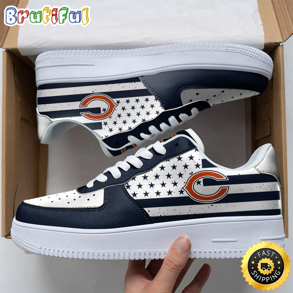 NFL Chicago Bears Air Force 1 Shoes Urban Streetwear Shoes
