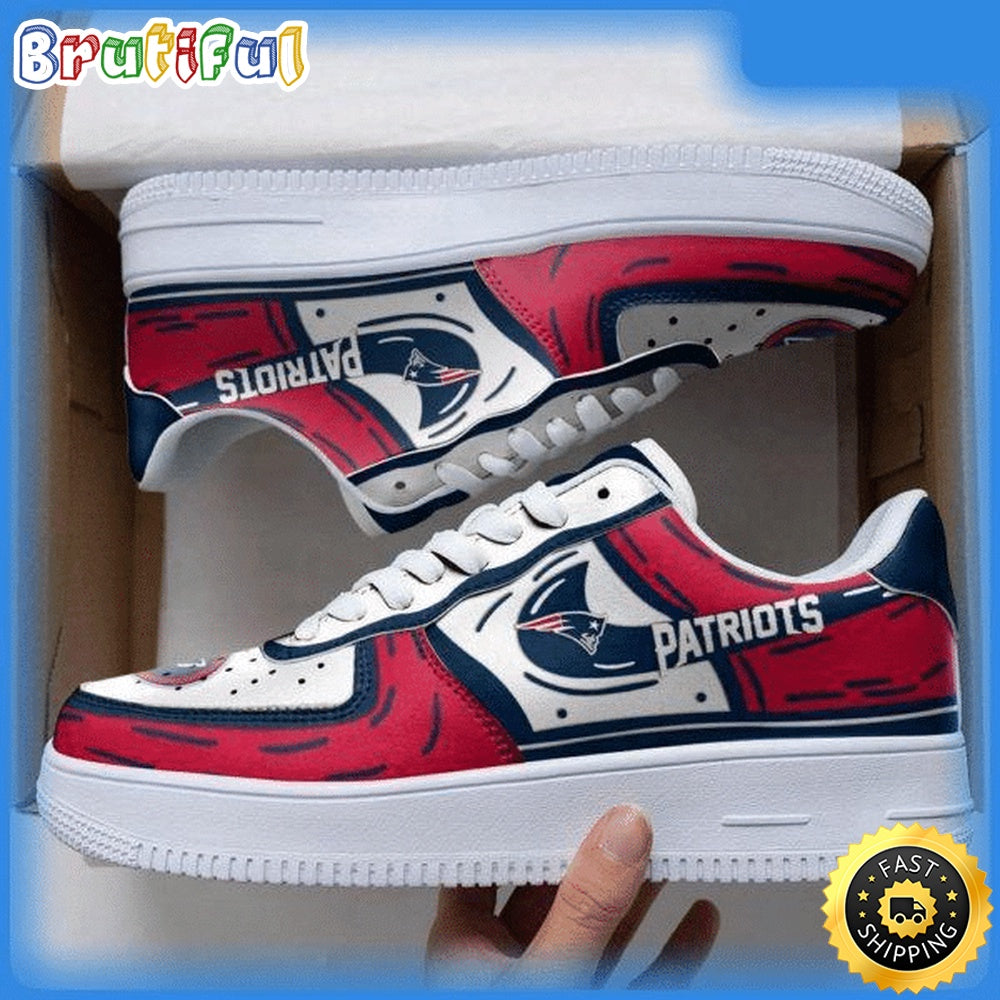 NFL New England Patriots Air Force 1 Shoes Sneaker Trending For Fans