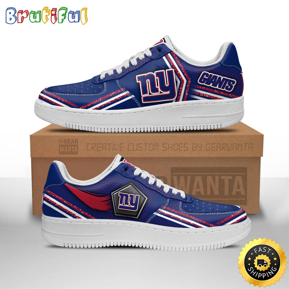 NFL New York Giants Air Force 1 Shoes Air Sneakers For Fans