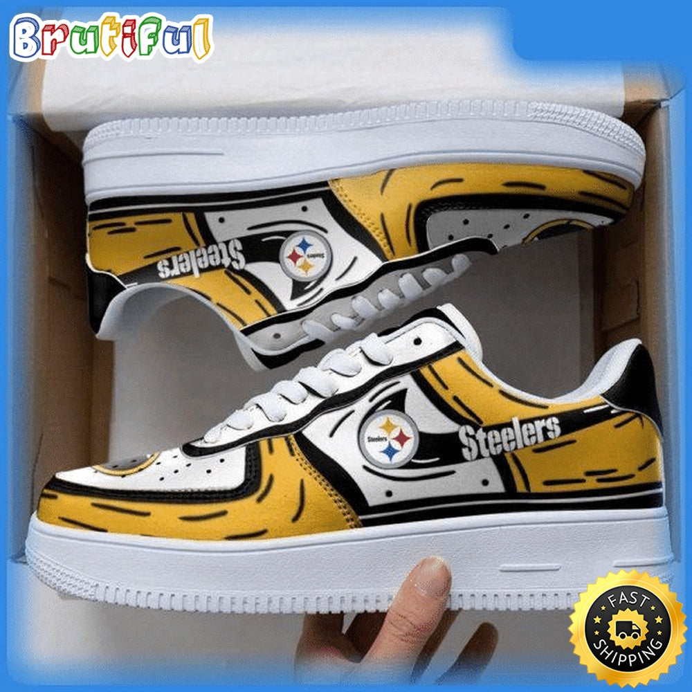 NFL Pittsburgh Steelers Air Force 1 Shoes Sneaker Trending For Fans