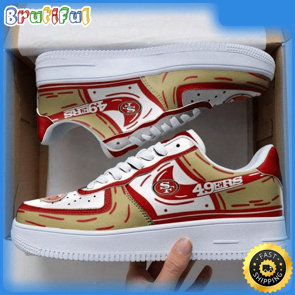NFL San Francisco 49Ers Air Force 1 Shoes Sneaker Trending For Fans