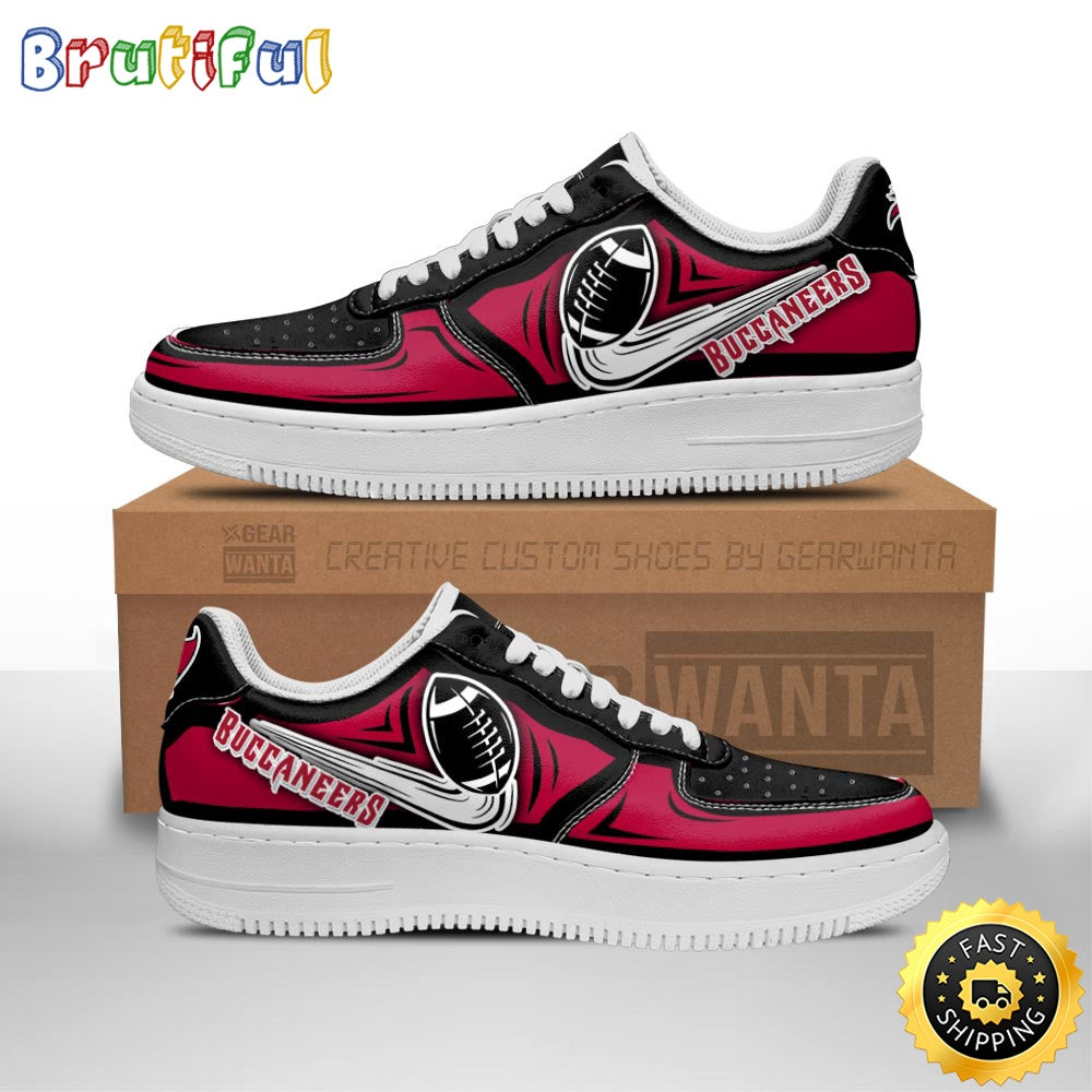 NFL Tampa Bay Buccaneers Air Force 1 Shoes Football Sneaker Shoes