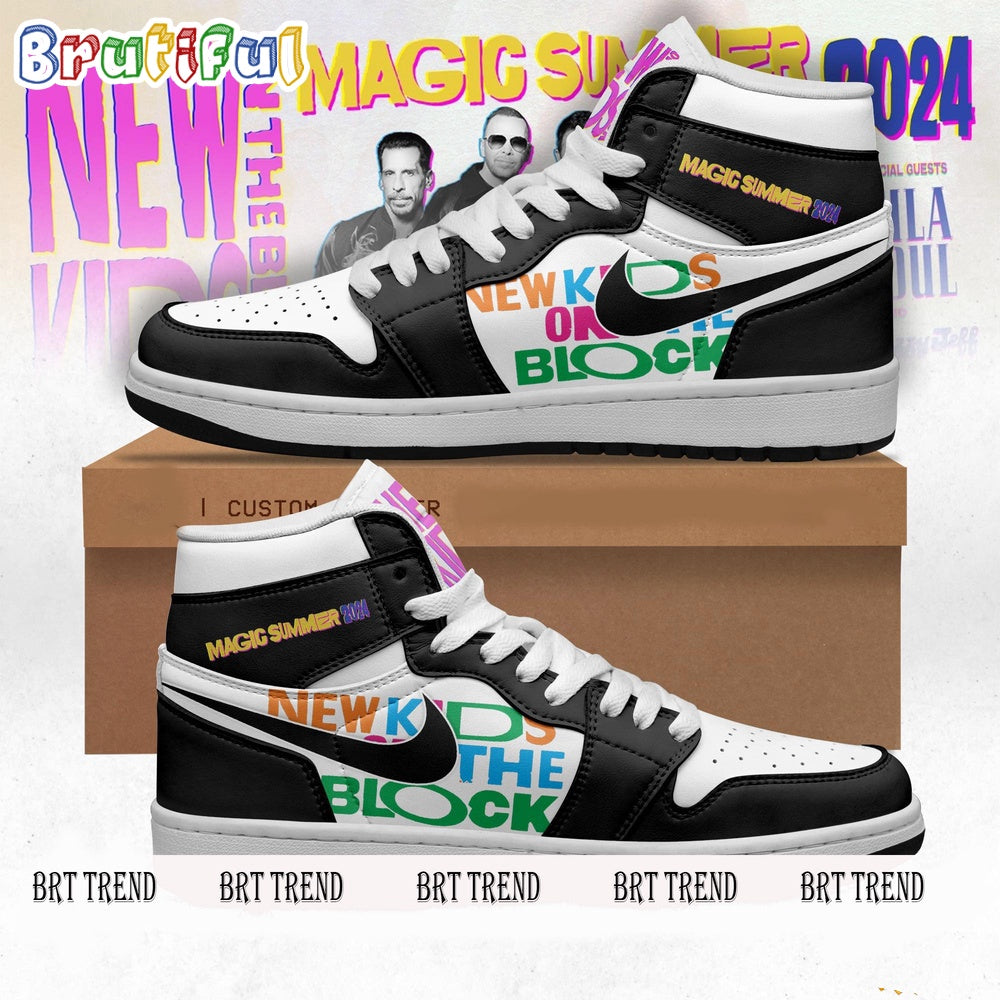 New Kids On The Block Magic Summer Tour 2024 Air Jordan 1 Shoes
