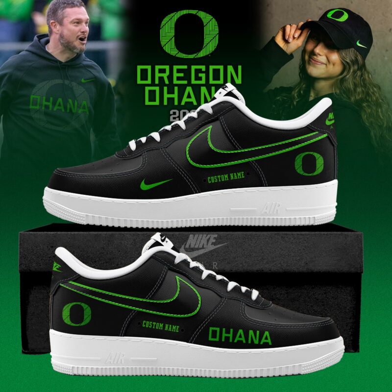 _Oregon Ducks Ohana 2025 Custom AF1 Sneaker