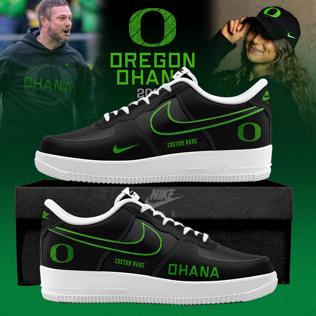 _Oregon Ducks Ohana 2025 Custom AF1 Sneaker