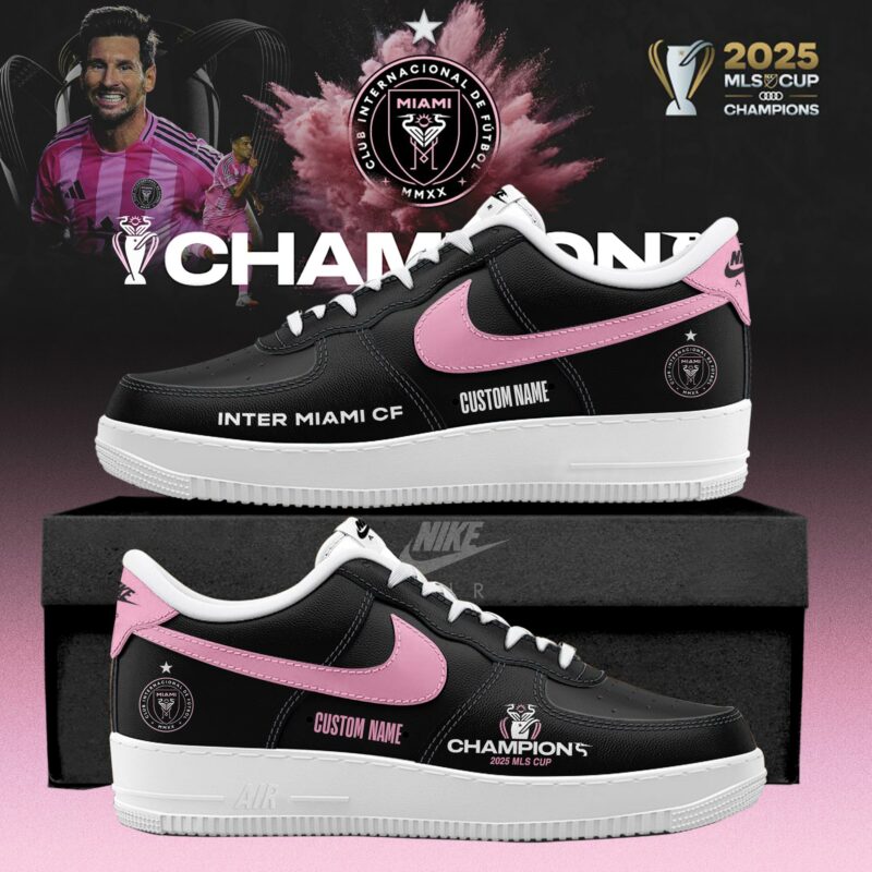 Inter Miami CF 2025 MLS Cup Champions AF1 Sneaker