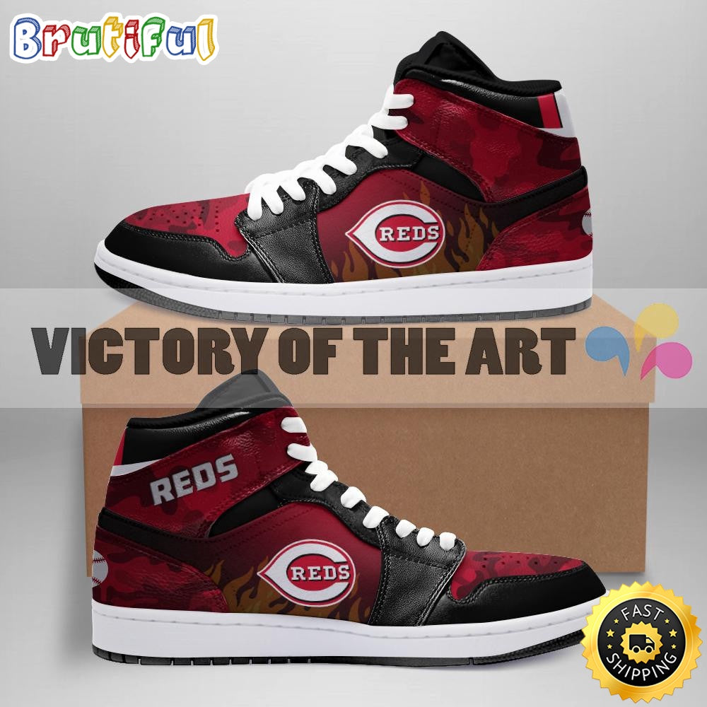 MLB Cincinnati Reds Air Jordan 1 High Sneakers Timeless Jordan 1 Kicks