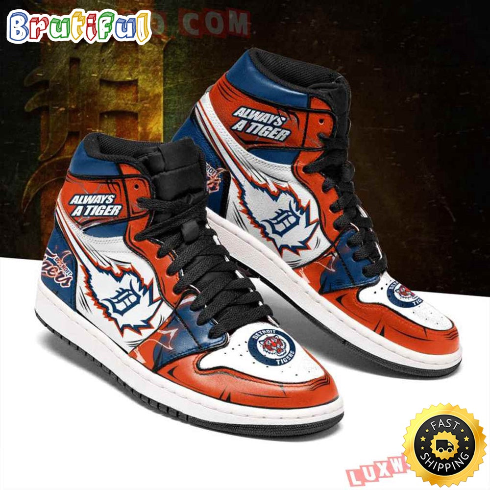 MLB Detroit Tigers Air Jordan 1 High Sneakers Timeless Jordan 1 Kicks