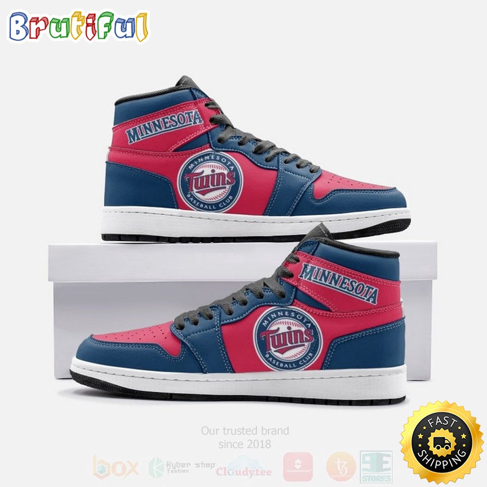 MLB Minnesota Twins Air Jordan 1 High Sneakers Timeless Jordan 1 Kicks
