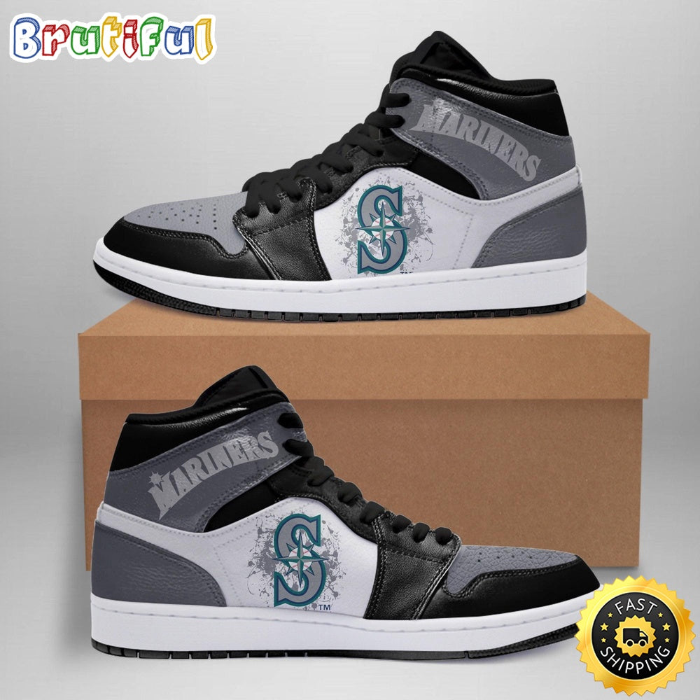 MLB Seattle Mariners Air Jordan 1 High Sneakers Timeless Jordan 1 Kicks