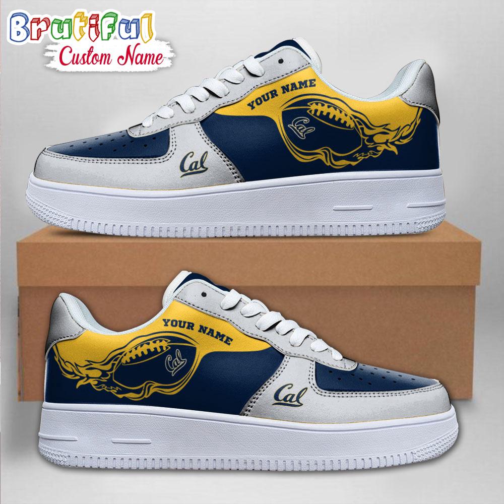 NCAA California Golden Bears Sporty Air Force 1 Shoes Sneaker