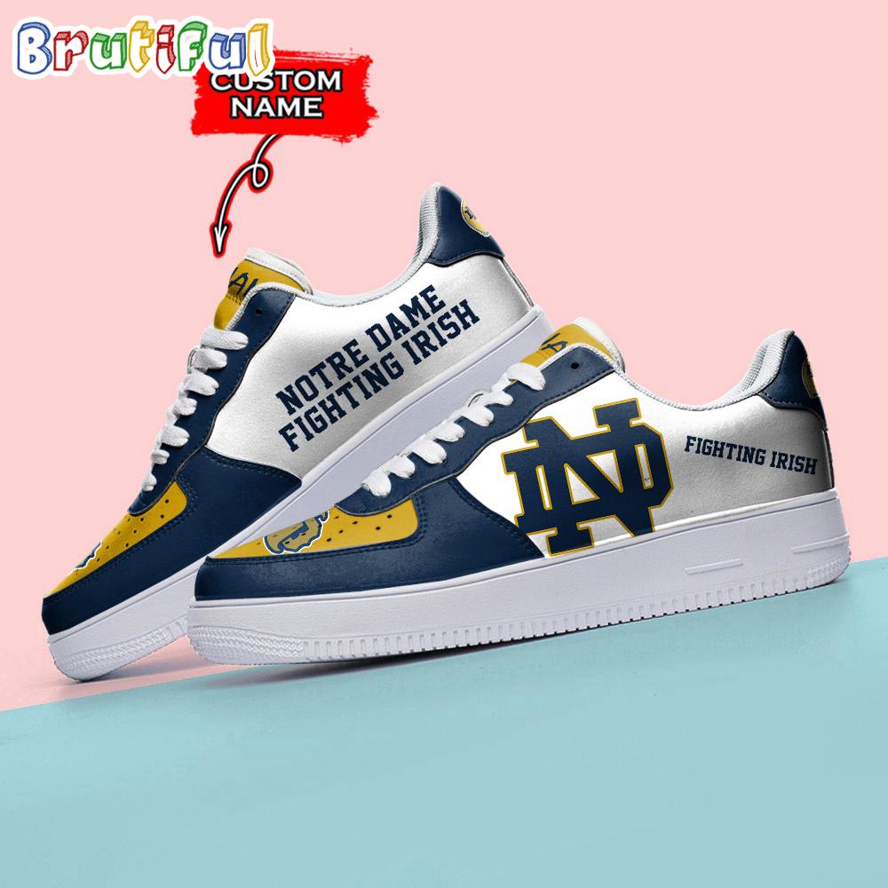 NCAA Notre Dame Fighting Irish Sporty Air Force 1 Shoes Sneaker