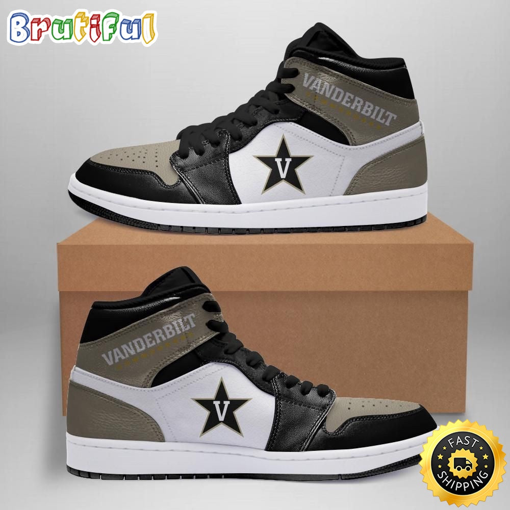 NCAA Vanderbilt Commodores Sport 2020 Air Jordan 1 High Sneakers