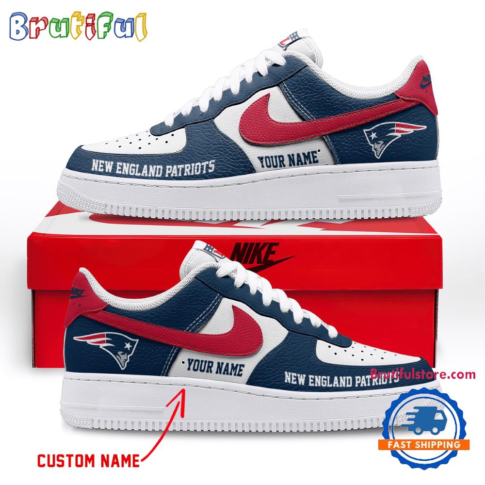NFL New England Patriots Limited Edition Personalized Air Force 1 Shoes Sneaker