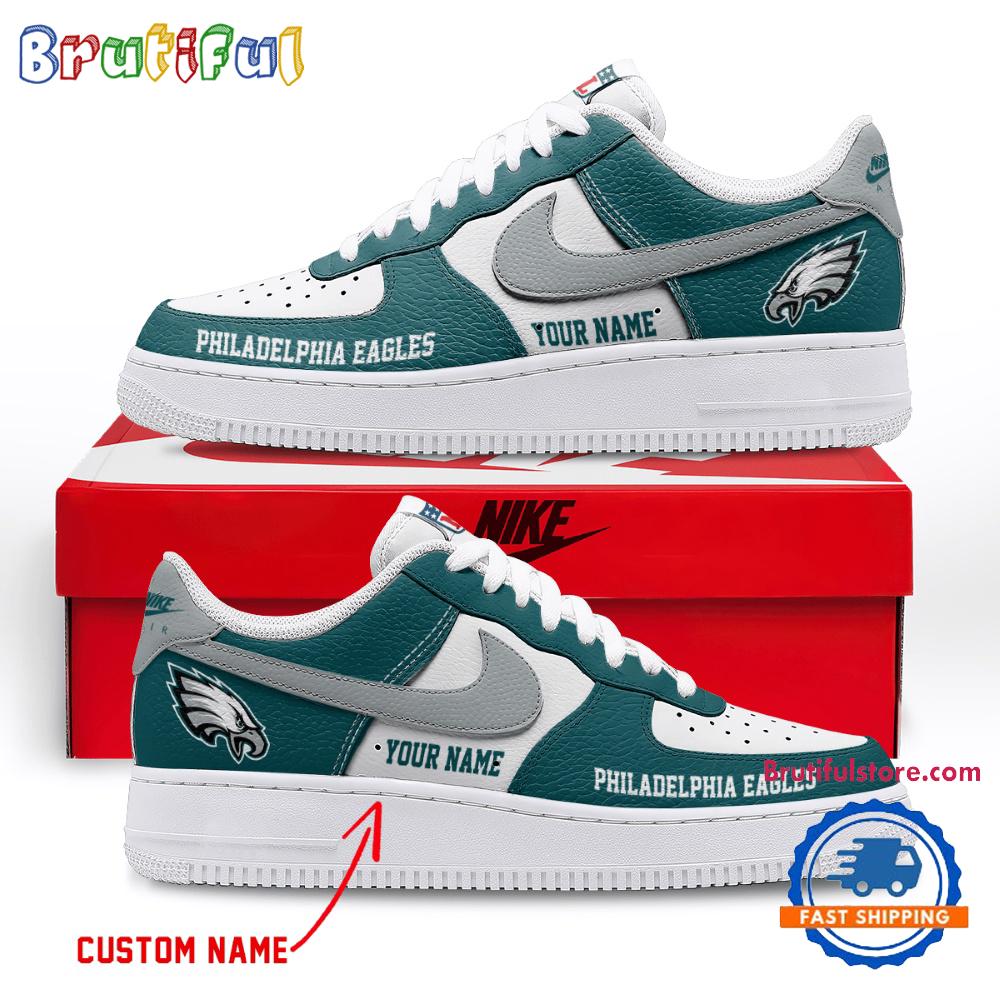 NFL Philadelphia Eagles Limited Edition Personalized Air Force 1 Shoes Sneaker