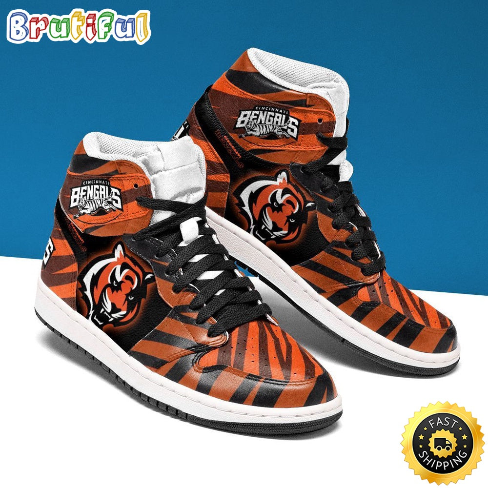 NFL The Cincinnati Bengals Air Jordan 1 Shoes